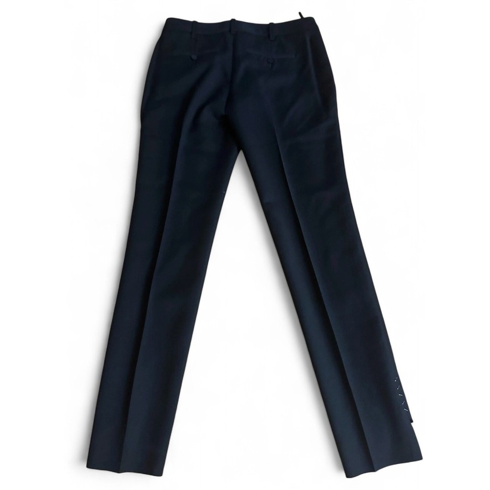 ZADIG & VOLTAIRE Prune Agrafes Trouser Pants Metal Staples Accent Black Sz 34/2 - Picture 3 of 7